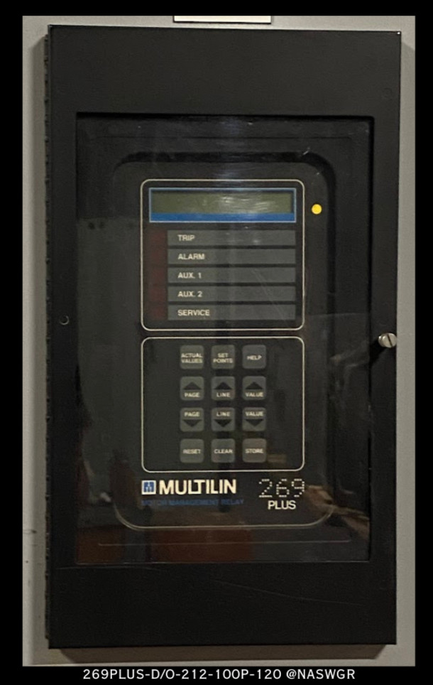 GE 269Plus-D/O-212-100P-120 Motor Management Relay – Tested/1Yr Warranty