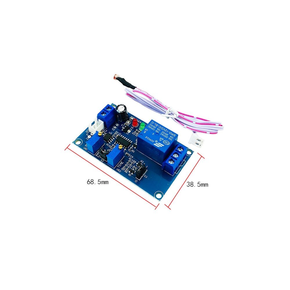 12V photoresistor relay module light detect sensor with timer car light control