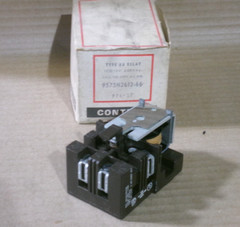 New Cutler Hammer 9575H2612-66 Type AA Relay 120/110V 60/50Hz 2NO 12A 600V AK