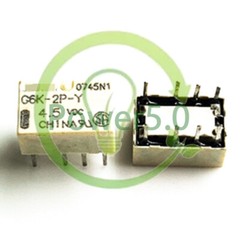 10Pcs G6K-2P-Y-4.5VDC Power Relay 8Pins~