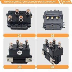 Winch Solenoid Relay 12V 500A Heavy Duty Controller Reversing Contactor 8000-…