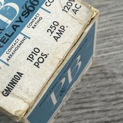 Potter & Brumfield Relay GM1N10A 250A 120VAC Genuine Oem Nos Vintage