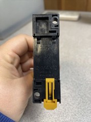 Omron general purpose relay socket and track mount