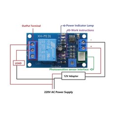 2PCS DC 12V Light Control Switch Photoresistor Relay Module Detection Sensor …