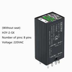 H3Y-2/H3Y-4 Power Delay Controller Digital Display Time Relay+Base 12V 24V 220V