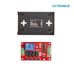 Programmable 12V Time Delay Relay Module with Metal Enclosure 18 Modes for Au…