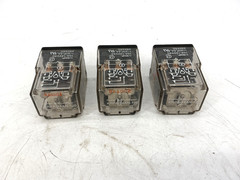 Lot of 3 New Potter & Brumfield KRPA-14AN-120 Relay 3-Pole 11-Pin 10A 120V Coil