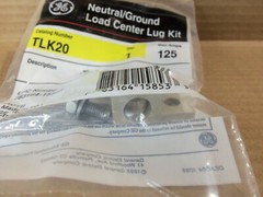 New General Electric TLK20 Neutral/Ground Load Center Lug Kit 125 Amps Max
