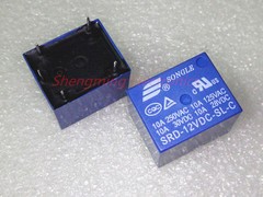 50pcs 5pins 12v SRD-12VDC-SL-C 10A 250VDC SONGLE Relay