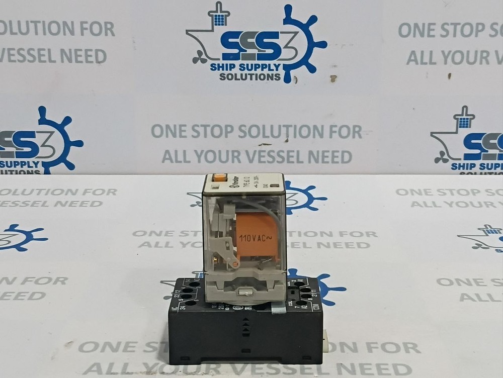Finder Type 60.12 Relay 110VAC~ With Socket 10A – 250V~