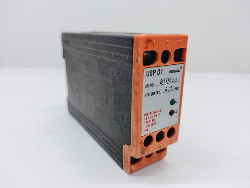 MINILEC USP D1 PHASE FAILURE RELAY (FREE SHIPPING)