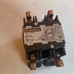 SQUARE D 8910DPA42V14 Dfinit Prpose Contactr,24VAC,40A,2P,Open