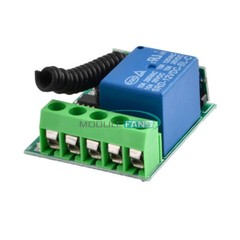 1-Channel 315/433MHz Wireless Relay RF Remote Control Switch Receiver DC12V 10A