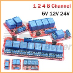 1/2/4/8 Channel Relay Board Module High/Low Level Raspberry Pi 5 12 24V