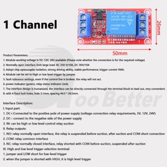 5V 12V 24V Relay Module 1,2,4,8 Channel Optocoupler for Open Source Electronics