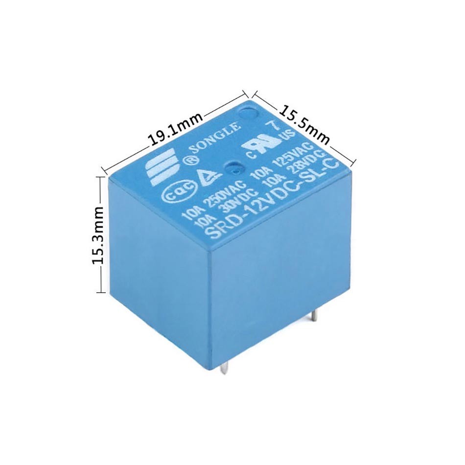 Relays SRD-03V 05V 09V 12V 24V 48VDC-SL-A -SL-C 4Pin 5Pin 10A