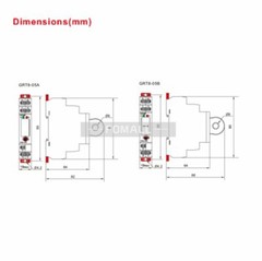 1Pcs For GEYA AC/DC current monitoring relay over-current protection GRI8-05B