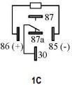 5 Pin Bosch SPDT 12V Relay, 40A Switching, Mini ISO Sealed with Bracket