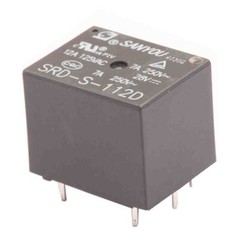 2X SRD-S-112D Sealed Type 1 Pole 12V DC Power Relay 12A 125VAC