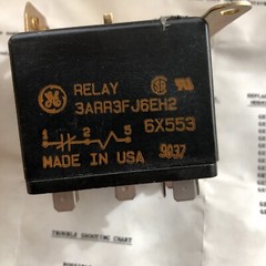 General Electric G.E. Relay 3ARR3FJ6EH2 3ARR3 FJ6EH2 Relay, 6×553 NEW