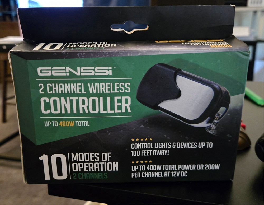 Genssi 2 Channel Wireless Controller New-Open Box