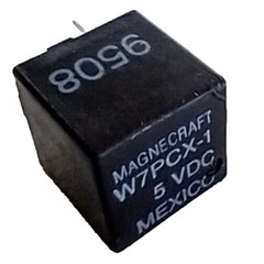 4 Pieces Electromechanical Relay 5-Pin MAGNECRAFT W7PCX-1, 5VDC, 75Ohm, 2A SPDT