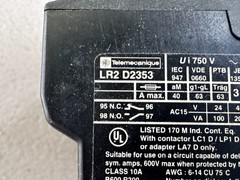 Telemecanique LR2 D2353 Overload Relay