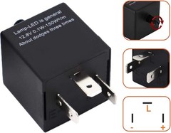 3-Pin CF-13 LED Electronic Flasher Relay – Speed Adjustable Turn Signal Upgrade