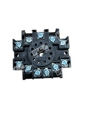 11-Pin Power Relay Socket Base Octal Screw Terminals DIN & Panel Mount