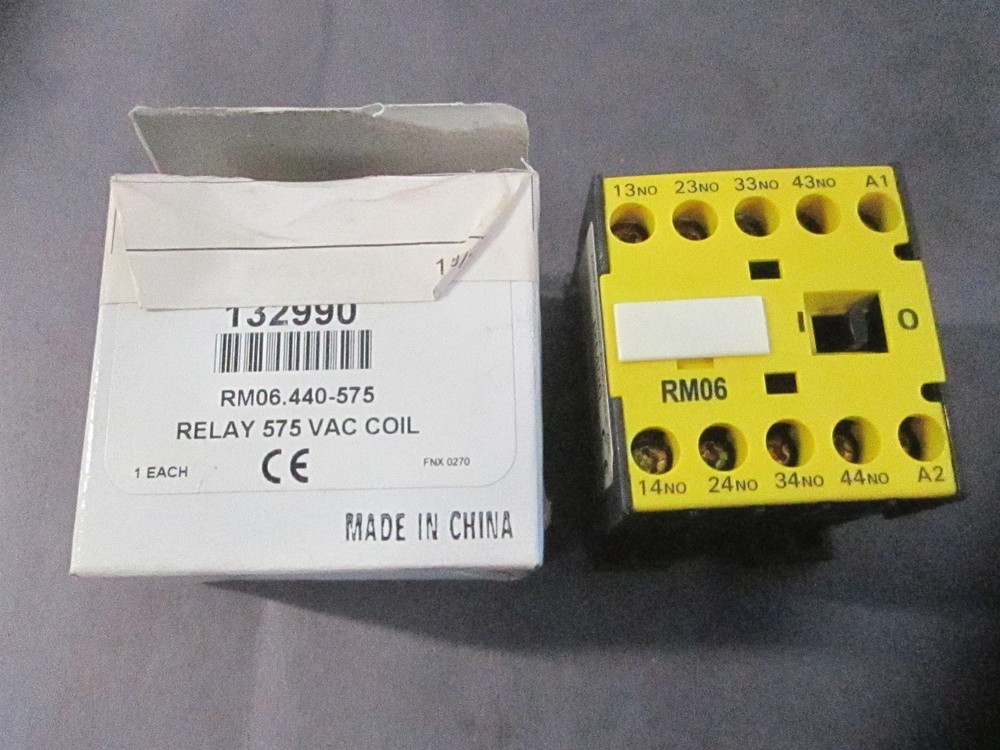 ACI (132990) 16 Amps, 600 VAC 4 Pole, 4NO, 575 VAC Industrial Control Relay
