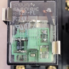 FUJI ELECTRIC HH62P-FL RELAY WITH SOCKET TP68X2, LOT OF 6 | ITEM A