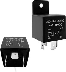 Universal 2 Pack 12V Automotive Relay – 4 Pin Durable Car Starter Switch