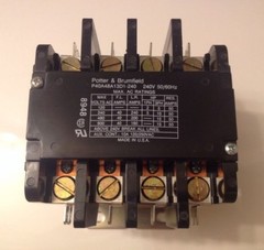 NEW Potter Brumfield P40A48A13D1-240 240V 50/60Hz 4 Pole Contactor