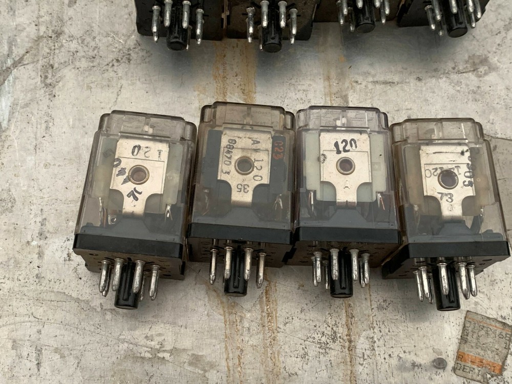 Potter & Brumfield Power Relay DPDT, 120 VAC, 10 A P/N KRPA-11AN-120 (Lot of 4)