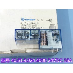 1pc FINDER 40.61.9.024.4000 Power Relay 24VDC 8Pin 16A 250V