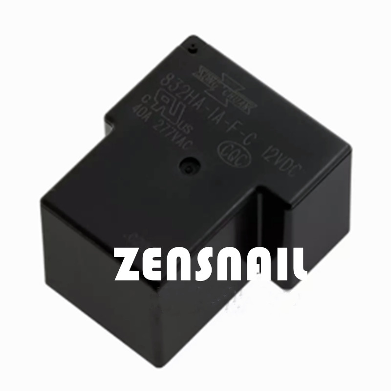 10PCS 832HA-1C-F-C 12VDC Relay 832HA-1C-F-C 12V 40A 5PINS NEW