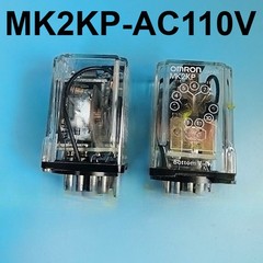 1P New MK2KP-AC110V Intermediate Relay 5A 110V 11 Pins Control Relay MK2KPAC110V