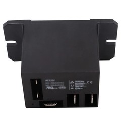 High-Performance 30A AC 120V SPDT Relay, 2PCS with Flange Mount Wiring Kit