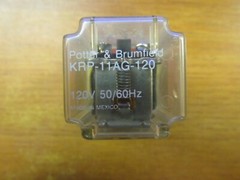 POTTER & BRUMFIELD RELAY W/ BASE 120V, CAT# KRP-11AG-120 .. VM-68P