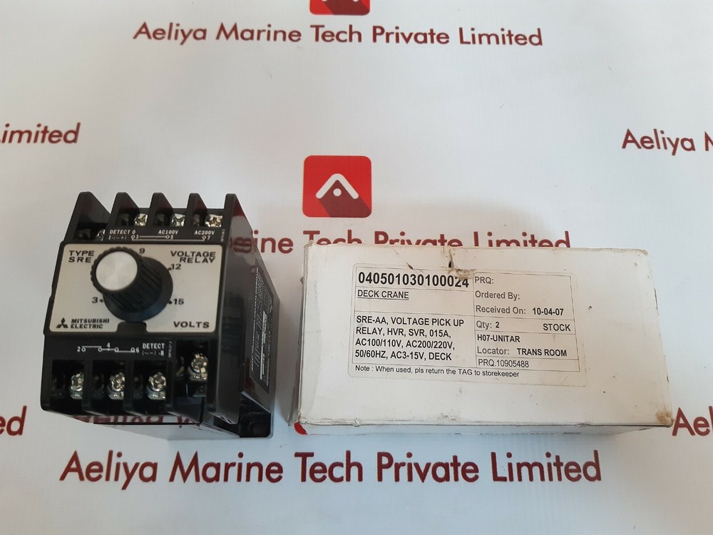 Mitsubishi Sre-aa Voltage Relay AC110/220V 1.5/1A