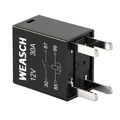 2 Pack 4-Pin High Power Relay, DC 12V 30A, Item Package Quantity: 2Size: 4-Pin