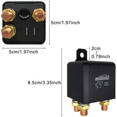 Relay 250a 12v Continuous Duty Spdt 5pin High Power Relay