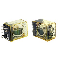 10Pcs RH2B-UL DC24V 24VDC Intermediate Relay 10A 240VAC 8Pins DPDT