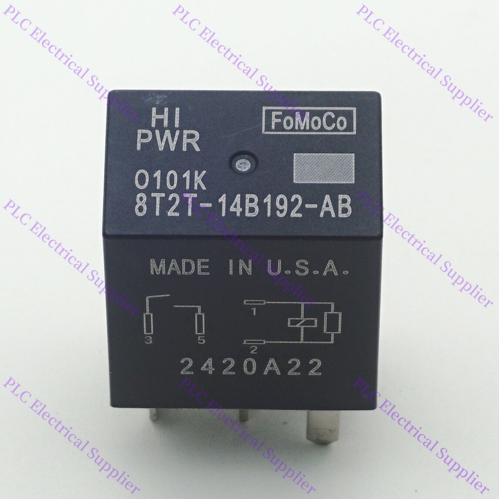 One 8T2T-14B192-AB 12VDC FoMoCo Automotive Relay 4 Pins NEW Fast Shipping