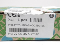 *Box of 2* Phoenix Contact 2700356 PSR-PS20-1NO-1NC-24DC-SC Coupling Relay – …