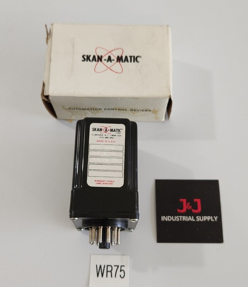 *NEW SURPLUS* Skan-A-Matic T42007 Amplifier Relay 115Vac 11-Pin + Warranty!