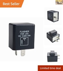 High-Performance CF-12 12V LED Flasher Relay to Fix Rapid Turn Signal Flashing