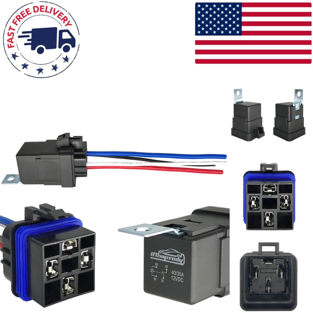Reliable 12V DC Waterproof 4-Pin Relay with Copper Contacts – Easy Installation
