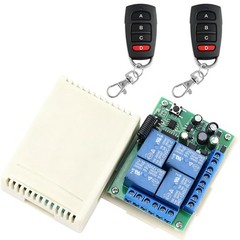 RF Wireless Remote Control Switch Wireless 4 Channel AC 220V 230V 240V, Radio Remote Control…
