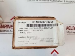 B/W controls 1500-c-l2-s7-oc-h liquid level control relay 02-01-002